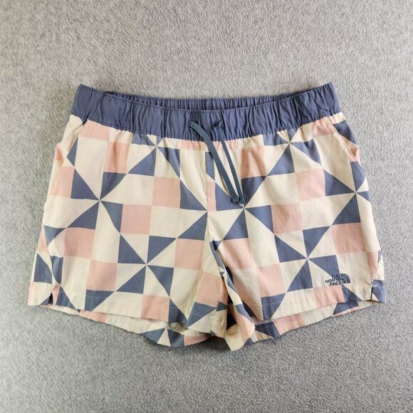 The North Face Shorts Womens XL Patchwork Class V Lake Beach Kayaking Hiking - Picture 1 of 14